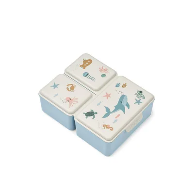Liewood Driss Lunchbox - Sea Creature / Sandy - Sea Creature