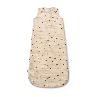Liewood Flora Printed Sleeping Bag - Mini Whale / Sandy