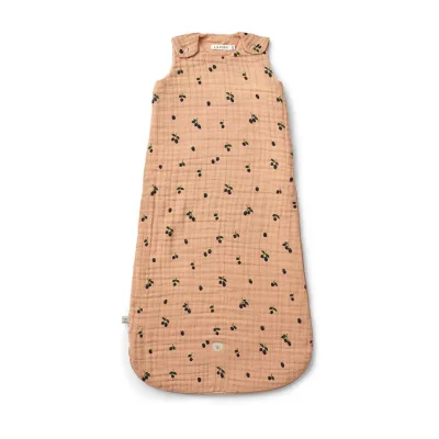 Liewood Flora Printed Sleeping Bag - Mini Whale / Sandy