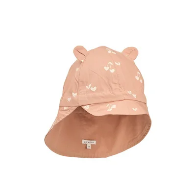 Liewood Gorm Reversible Sun Hat With Ears - Sweethearts / Pale Tuscany - Sweethearts / Pale Tuscany