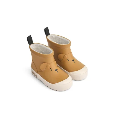 Liewood Jesse Bear Thermo Wellies - Golden Caramel