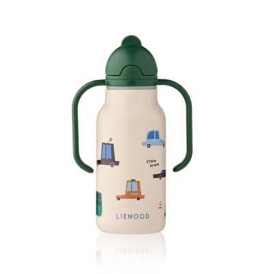 Liewood Kimmie Water Bottle 250ml - Cars - Multicoloured