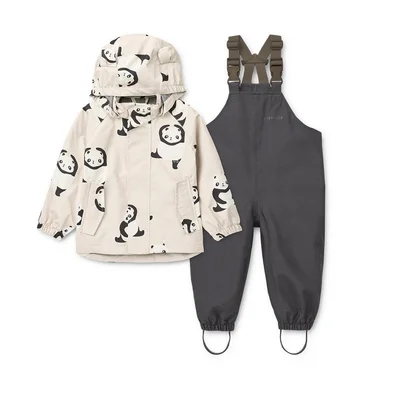 Liewood Manu Rainwear Set - Panda / Sandy