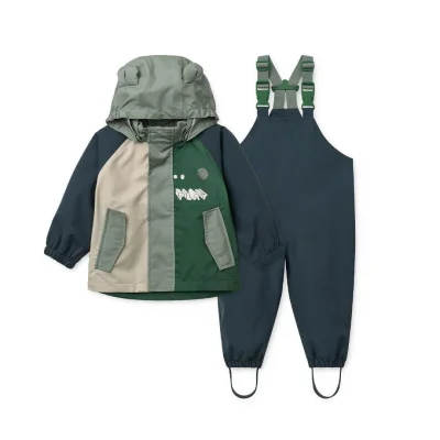 Liewood Manu Rainwear Set - Play Multi Mix - 80 - 80