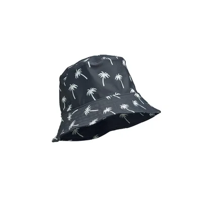 Liewood Matty Sun Hat - Palms/Dark Blue - Dark Blue