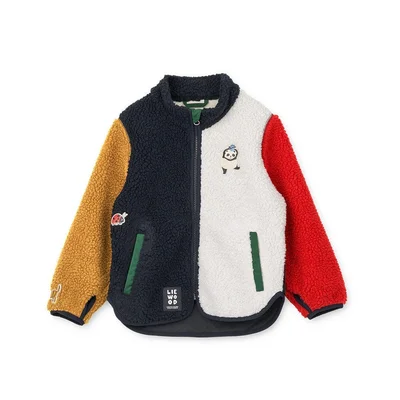 Liewood Nolan Pile Jacket - Beach Blue - Beach Blue / 80