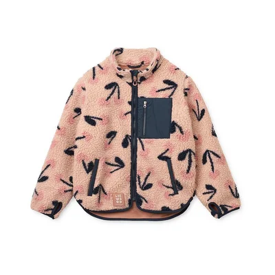 Liewood Nolan Pile Jacket - Mega Cherry Heart