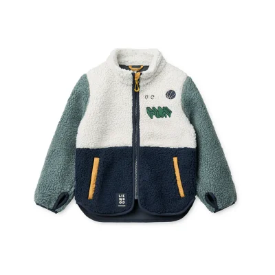 Liewood Nolan Pile Jacket - Play Mix - 80 - Play Mix / 80