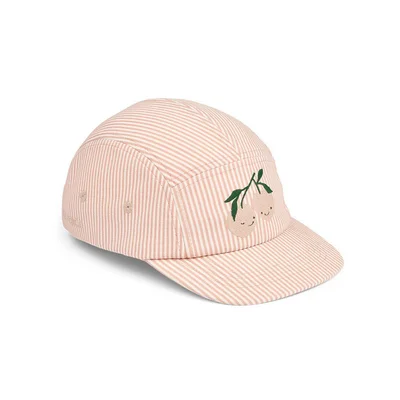 Liewood Rory Seersucker Cap - Pale Tuscany / Creme De La Creme