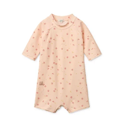 Liewood Thor Baby Swim Jumpsuit - Mini Butterfly / Apple Blossom