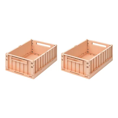 Liewood Weston Aufbewahrungsboxen – Tuscany Rose – Mittel – 2er-Pack