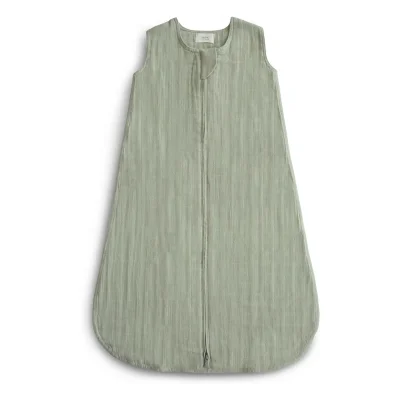 Lightweight sleeping bag in organic cotton - Sage