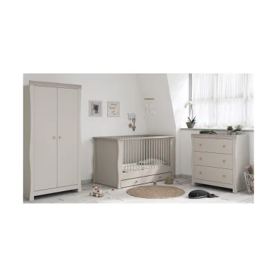 Little Acorns Celeste 4 Piece Roomset With Underdrawer - Cashmere & Grey Ash - Cashmere & Grey Ash