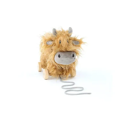 Little Bird Told Me - Pull-Along Cow - Hubert (6m+)