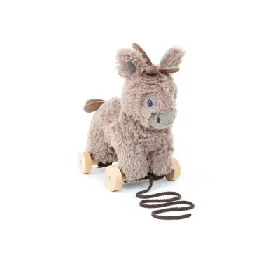 Little Bird Told Me - Pull-Along Pup - Percy - Grey