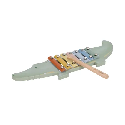 Little Dutch Crocodile Xylophone - Crocodile FSC - Safari Friends