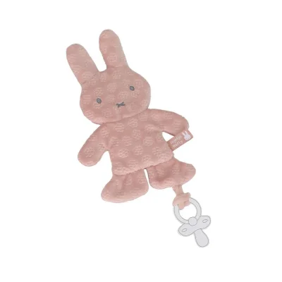 Little Dutch Miffy Crinkle Dummycloth - Pink Flowers - Pink Flowers