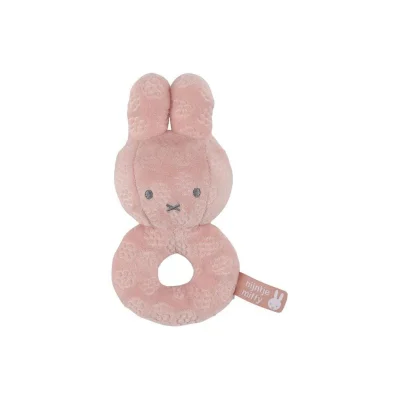 Little Dutch Miffy Rattle - Pink Flowers
