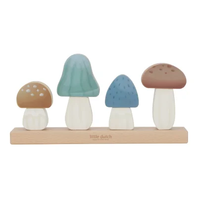 Little Dutch Mushroom Stacking Puzzle