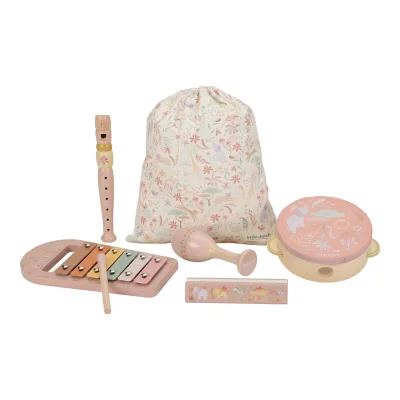 Little Dutch Music Set - Pink - Safari Friends