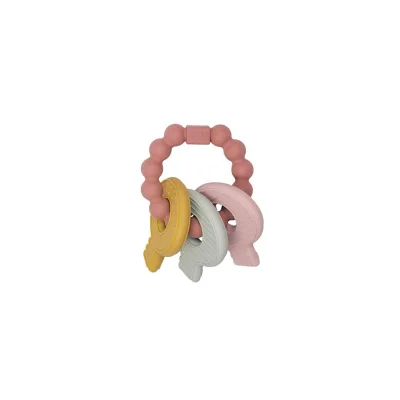 Little Dutch Silicone Teething Keychain - Blue