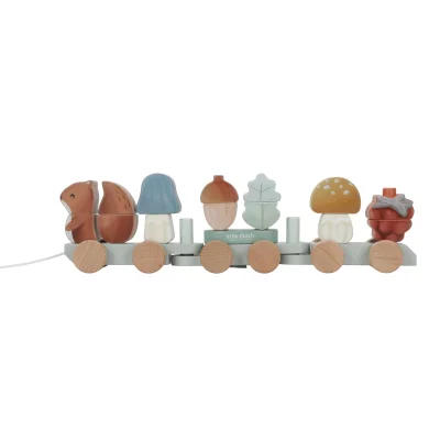 Little Dutch Squirrel Wooden Stacking Train