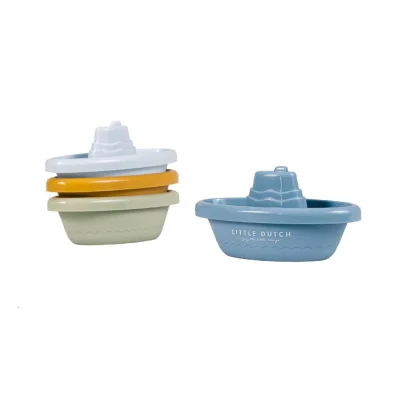 Little Dutch Stackable Bath Boats - Pink