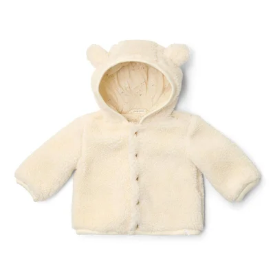 Little Dutch Teddy Cardigan - Off White
