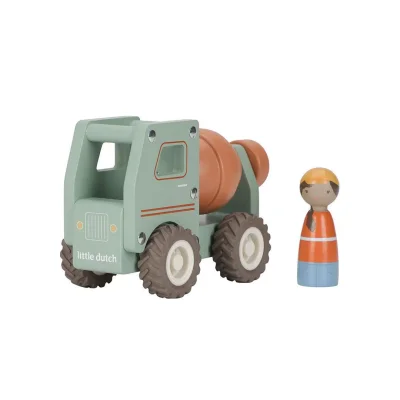 Little Dutch Wooden Cement Truck