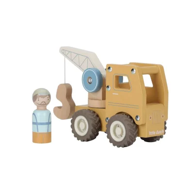 Little Dutch Wooden Crane Truck
