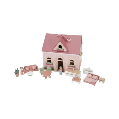 Little Dutch Wooden Portable Dollhouse
