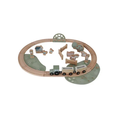 Little Dutch Wooden Train Track - Little Farm