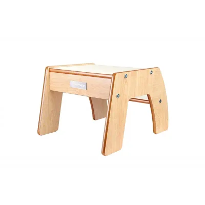 Little Helper FunStep Toddler & Child Safety Step Stool-Maple/White — image 5