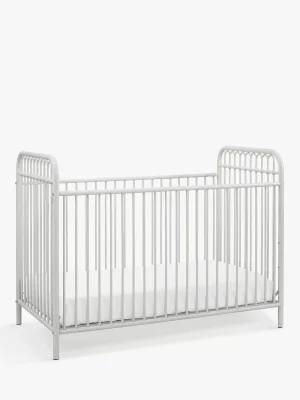 Little Seeds Monarch Hill Ivy Metal Cot - White