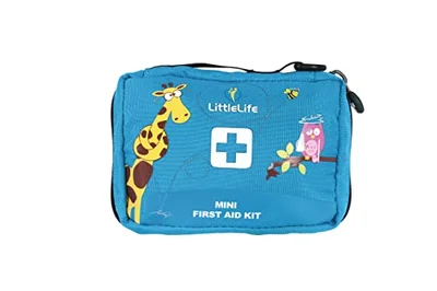 LittleLife Family First Aid Kit with CE Certified Contents, Ideal for Home and Family Holidays to Treat Common Injuries