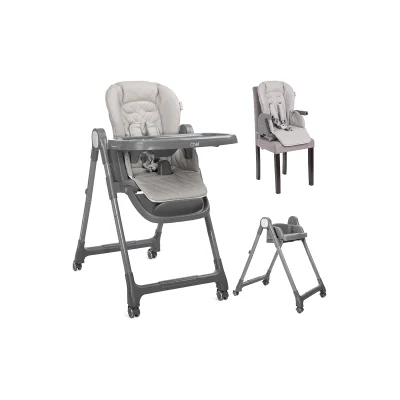 Lorelli Chef 3in1 Highchair - Beige Leather - Beige