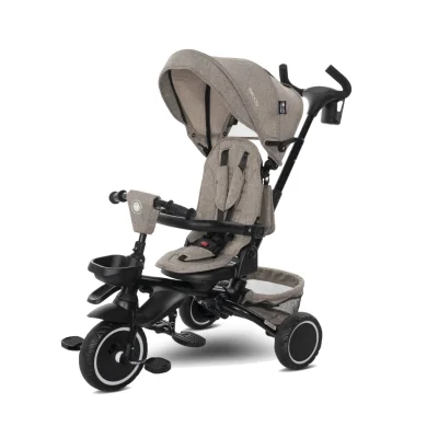 Lorelli Freccia with 360 Degree Rotating Seat Tricycle - Beige , Black