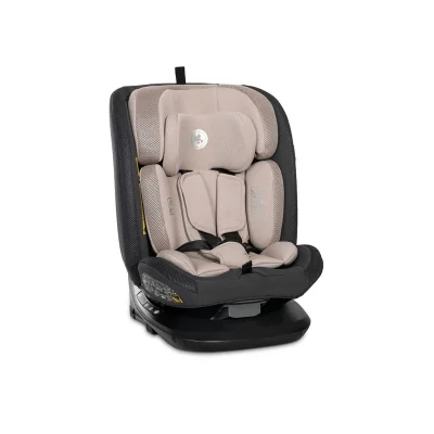 Lorelli Imola Group 0+1/2/3 I-size Isofix 360 Rotating Car Seat - Beige - Black