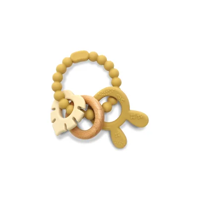 Lorelli RABBIT Silicone and Beech Teether