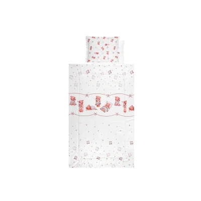 Lorelli Ranforce 4 Piece Bedding Set – Bear Beige