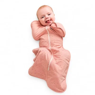 Love To Dream Swaddle Up, S 3.5-6kg, Pebbles Rose, 2.5 Tog