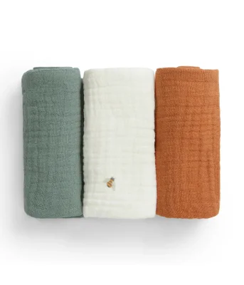 Love to Dream Wash Cloth 3 Pack Muslin - Newborn (5-8.5lbs)
