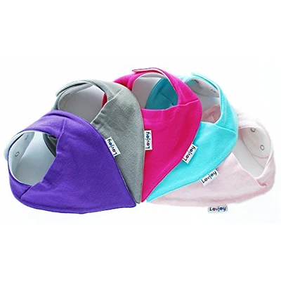 Lovjoy Bandana Dribble Bibs - Carnations / 5 Count (Pack of 1)