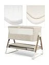 Lua Bedside Crib Fawn Bundle