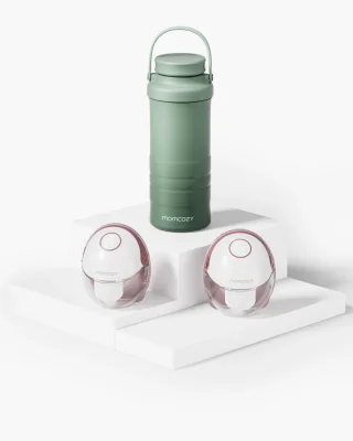 M6 Milk Cooler Bundle: M6 Hands-free Breast Pump and Portable Baby Bottle Cooler | Ship to: EU