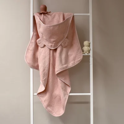 Mabel & Fox - Hooded Towel - Dusky Pink - Dusky Pink