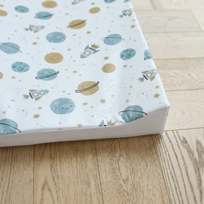 Mabel & Fox - Wedge Baby Changing Mat - Space Explorer - Default