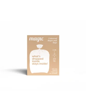 Magic Nappy Bin Bags (3 rolls) - White