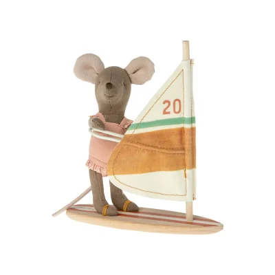 Maileg Beach Surfer Mouse