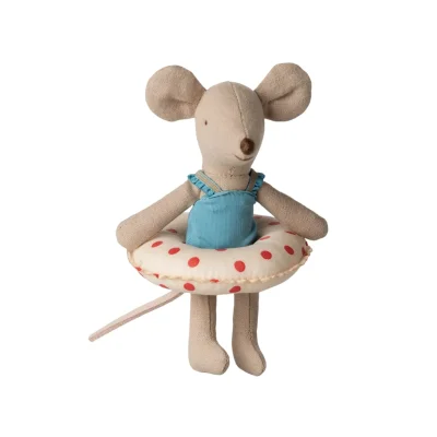 Maileg Little Sister Beach Mouse with Float